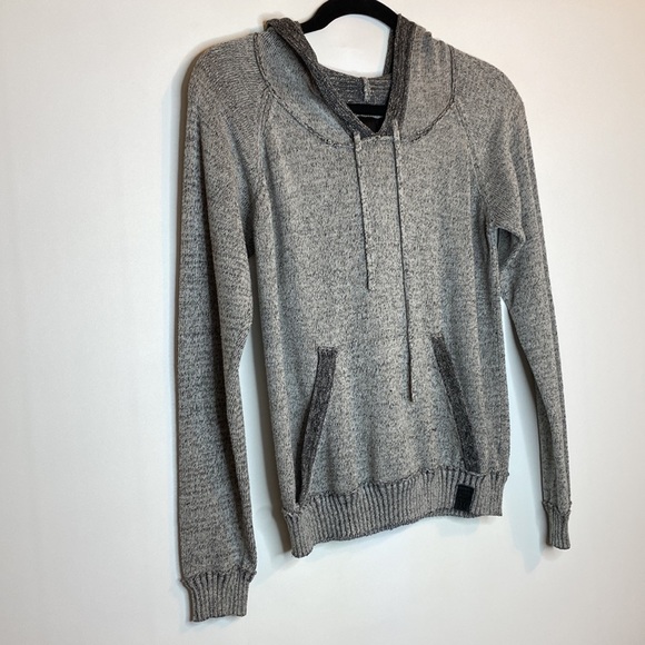 Hurley Gray Hooded knit Sweater - Picture 2 of 7